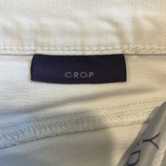 NYDJ Crop White Denim Jeans - Picture 4 of 5